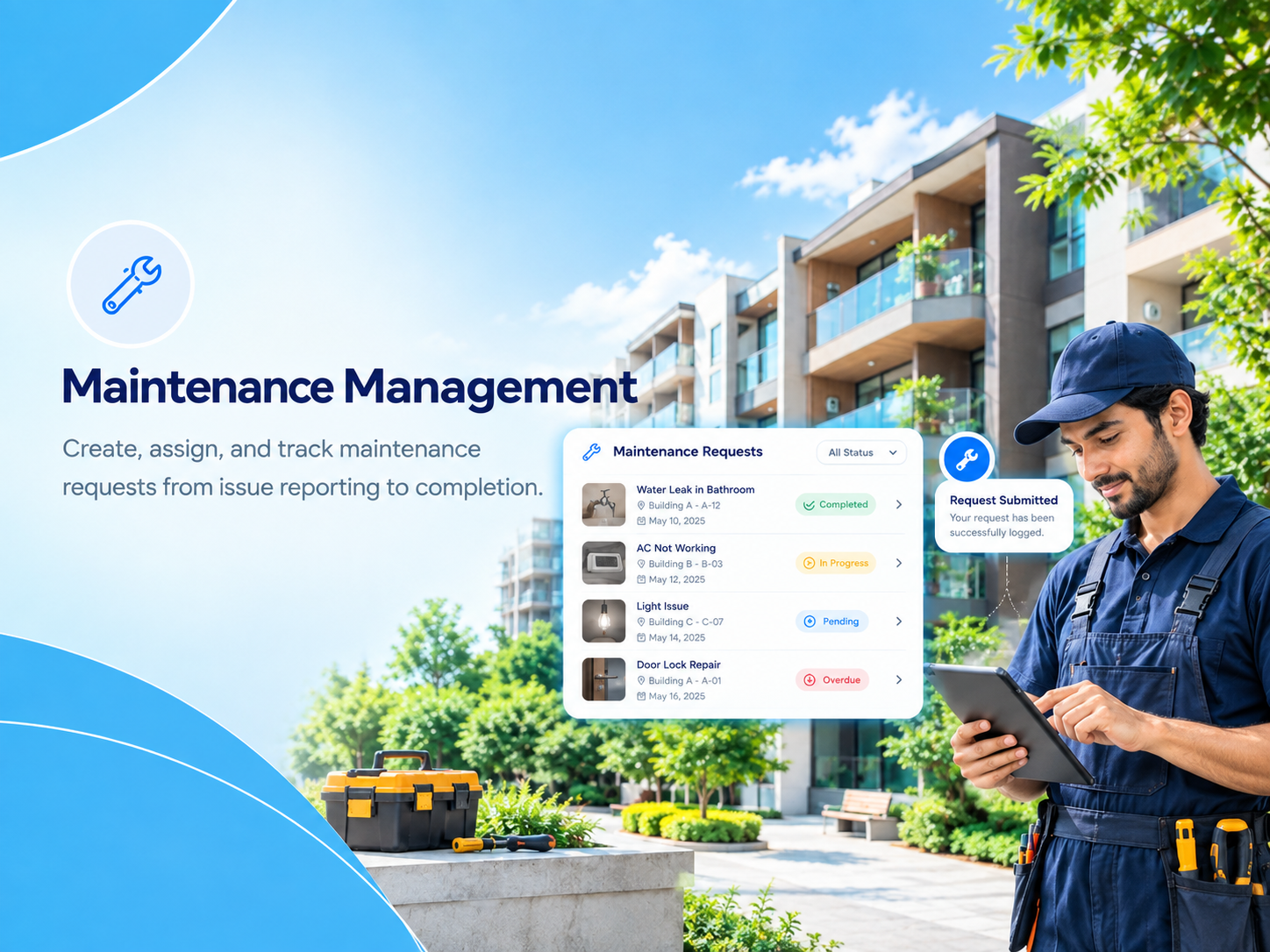 maintenance management banner