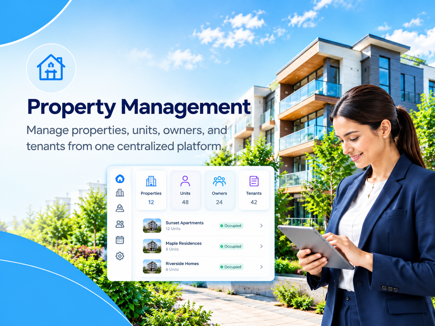 property management dashboard banner